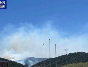 山西泽州发生山火，正全力扑救
